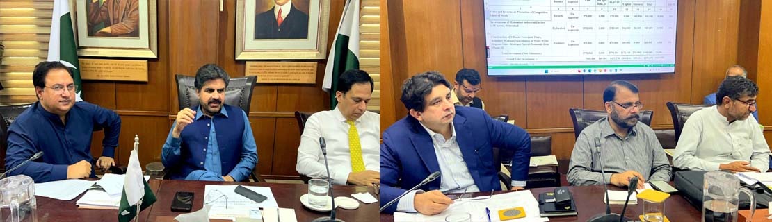 وزیر ترقیات و منصوبہ بندی کی زیر صدارت اجلاس میں صوبہ کے 10 محکموں کی 1168 اسکیموں کیلئے 160 ارب روپے مختص کرنے کی تجویز سید ناصر حسین شاہ کی زیر صدارت اجلاس میں نئی اسکیموں کے مقابلے میں جاری اسکیموں کیلئے ترجیحاً رقم مختص کرنے کی تجویز
