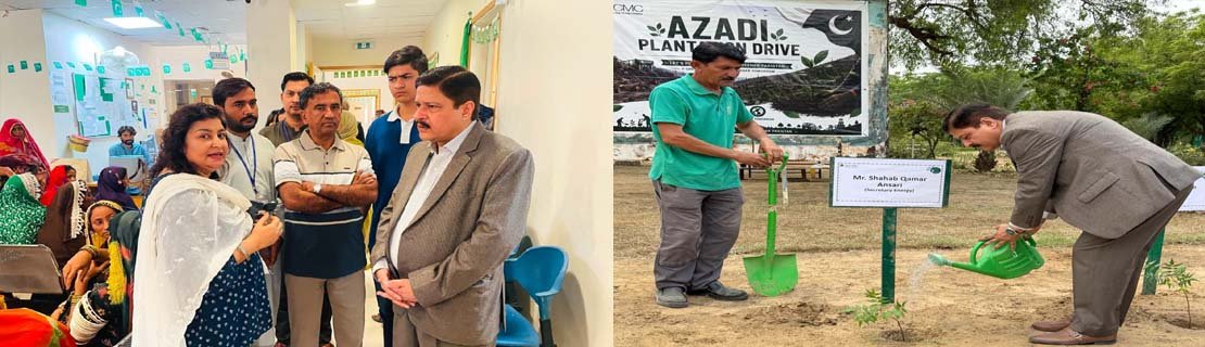 During the visit to Thar, Secretary Energy visited SECMC Block-II to review coal mining and related activities, participated in the Azadi Plantation Drive, and planted a tree as part of the plantation initiative.  The visit also included a review of Thar Foundation’s CSR activities, including visit to the TCF School and Thar Foundation Hospital at Islamkot.