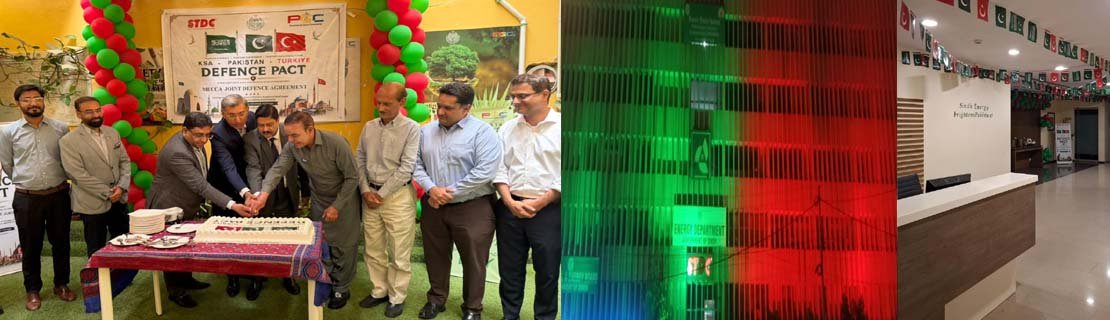 The Energy Department, Government of Sindh, celebrated the Saudi Arabia–Pakistan–Türkiy / Makkah Joint Defence Pact at the office of Sindh Transmission & Dispatch Company (STDC) in Karachi.